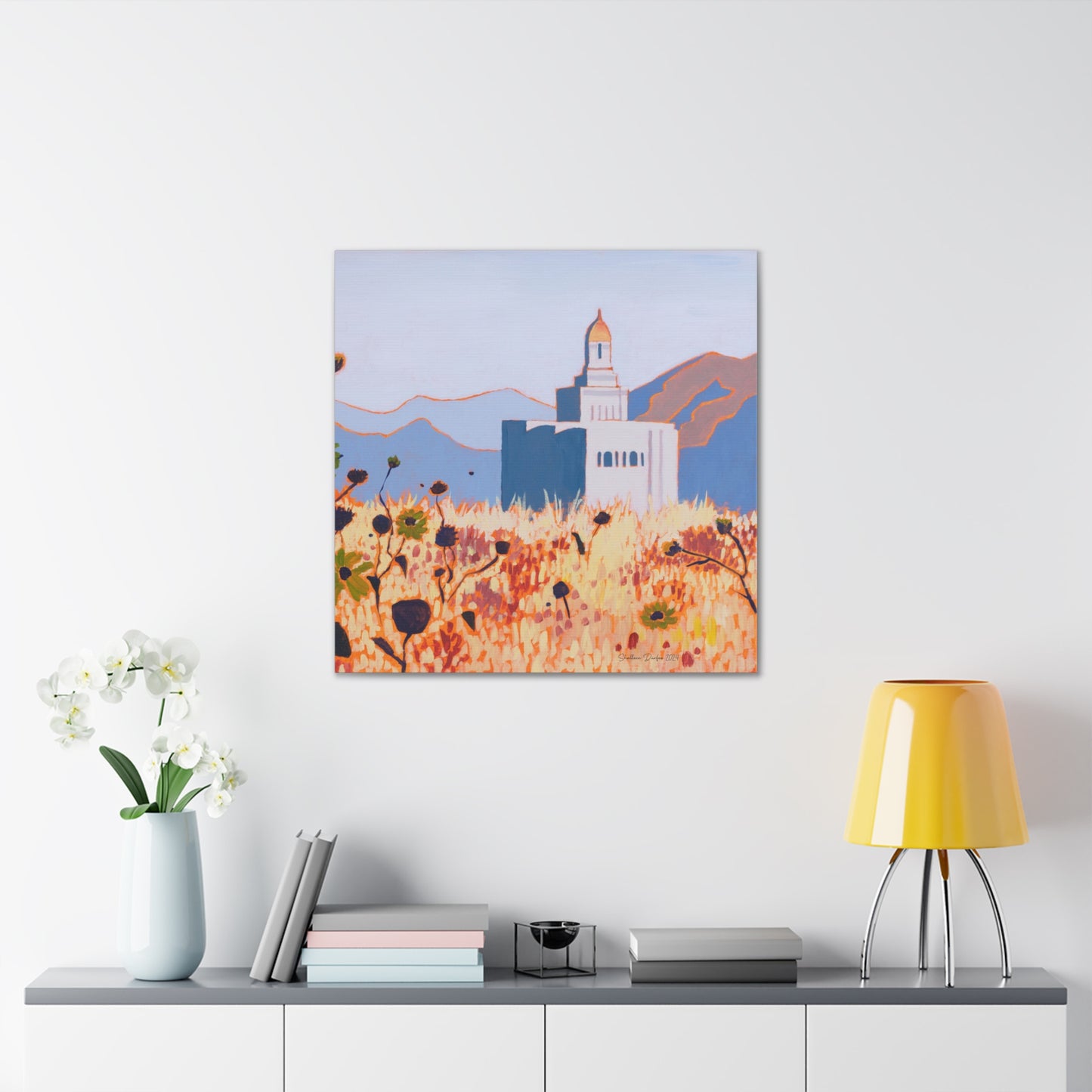 Canvas Gallery Wrap--Deseret Peak Temple, by Shellece Durfee