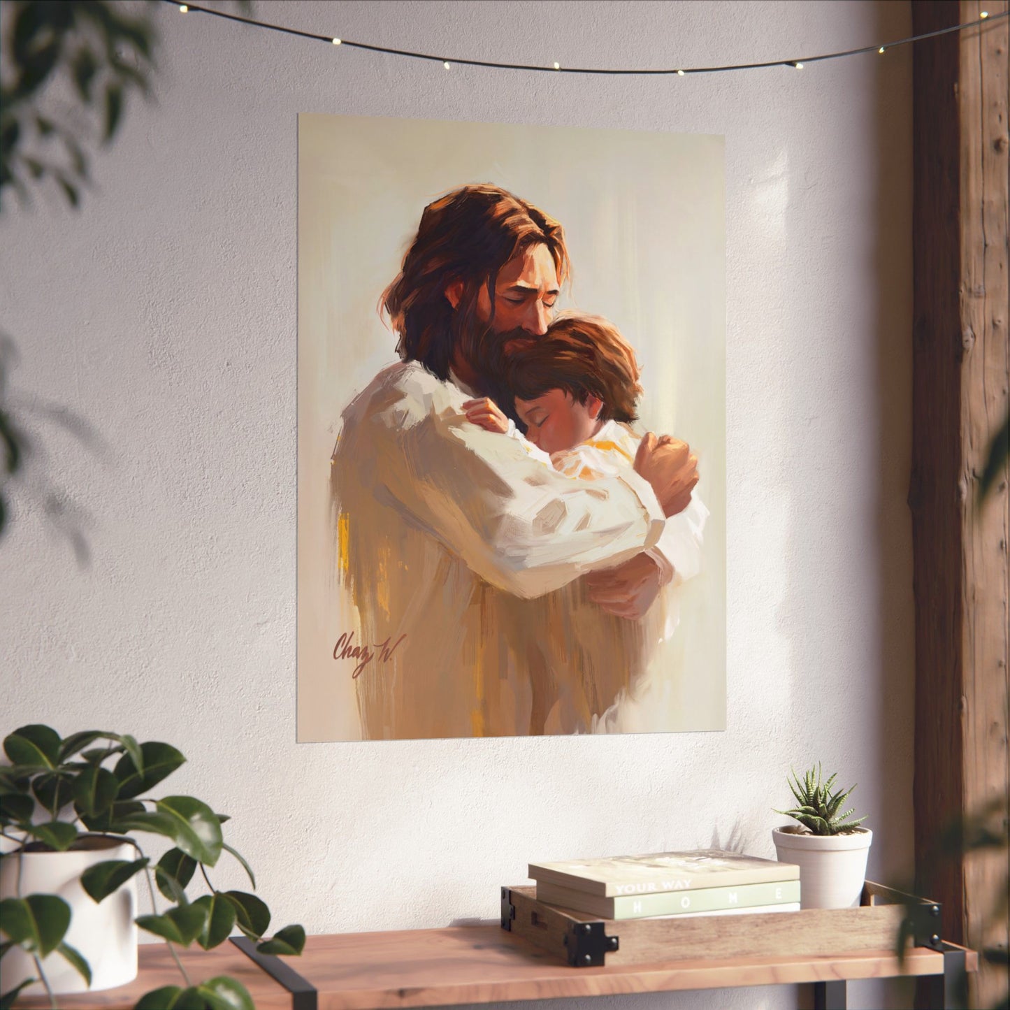 Premium Matte Print, Encircled in His Ever-Loving Arms, by Chaz Walgamott