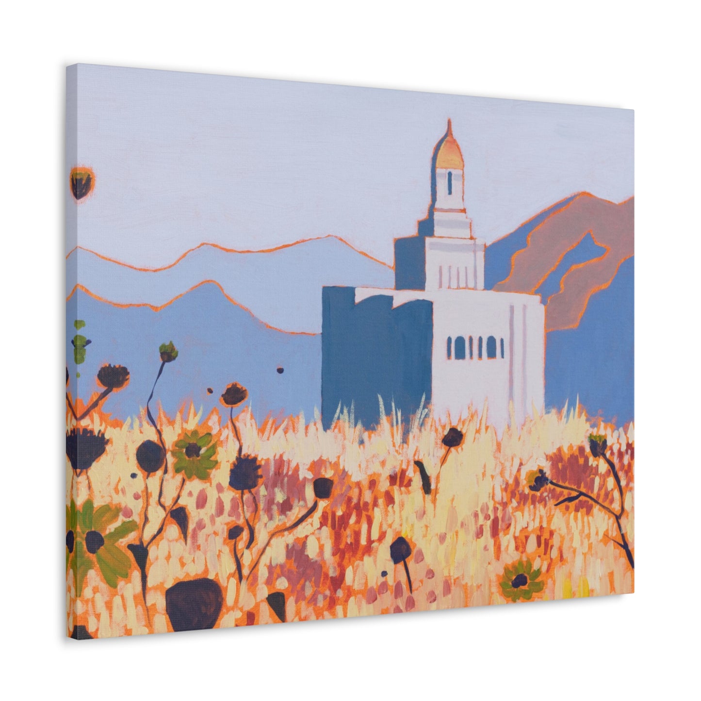 Canvas Gallery Wrap--Deseret Peak Temple, by Shellece Durfee