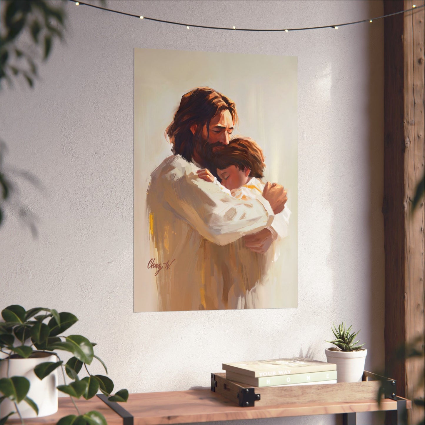 Premium Matte Print, Encircled in His Ever-Loving Arms, by Chaz Walgamott