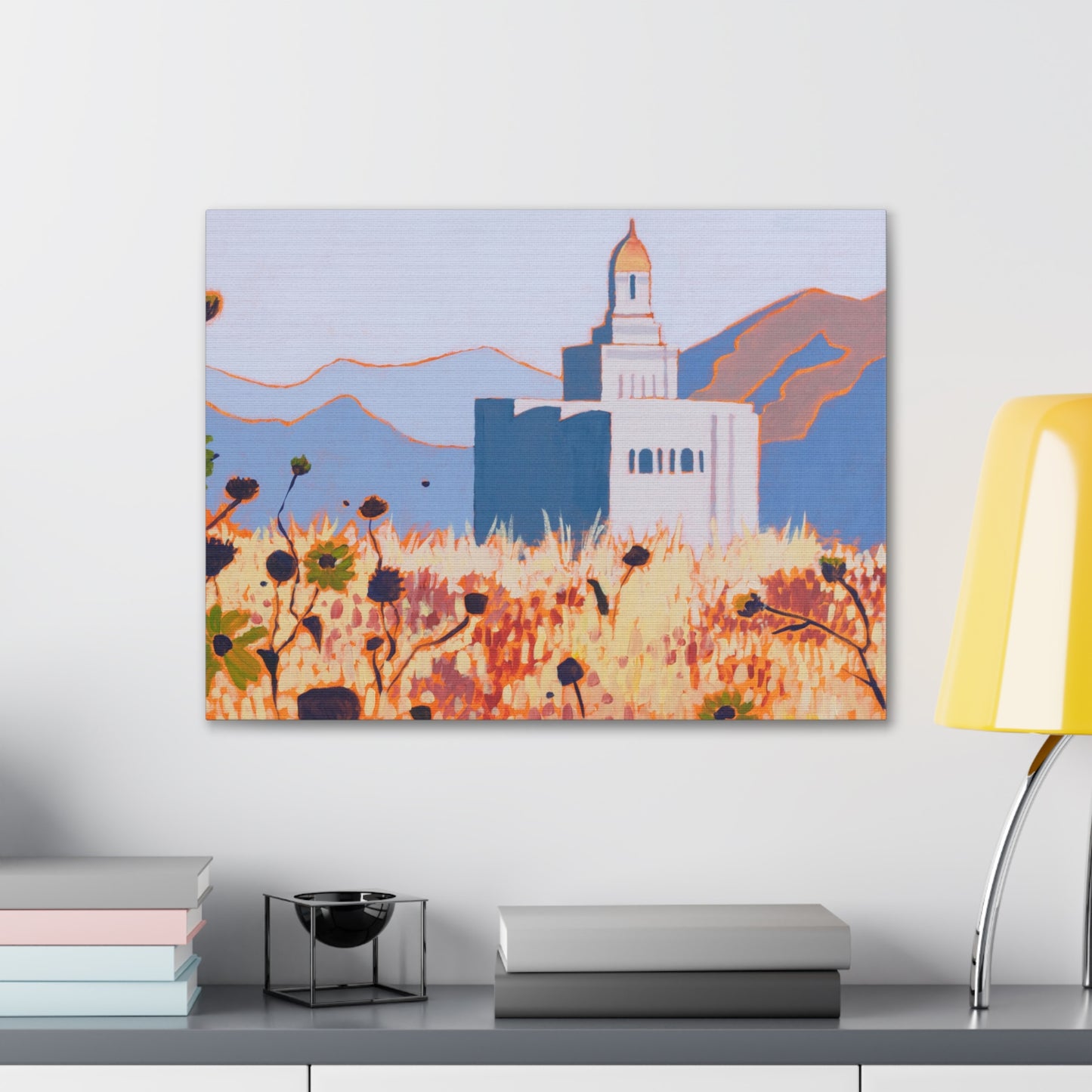 Canvas Gallery Wrap--Deseret Peak Temple, by Shellece Durfee