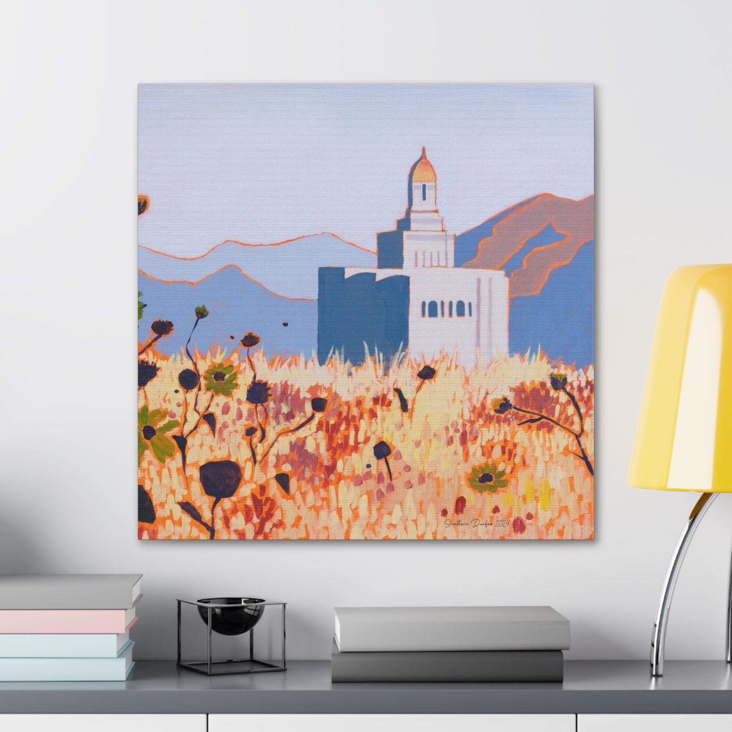 Canvas Gallery Wrap--Deseret Peak Temple, by Shellece Durfee