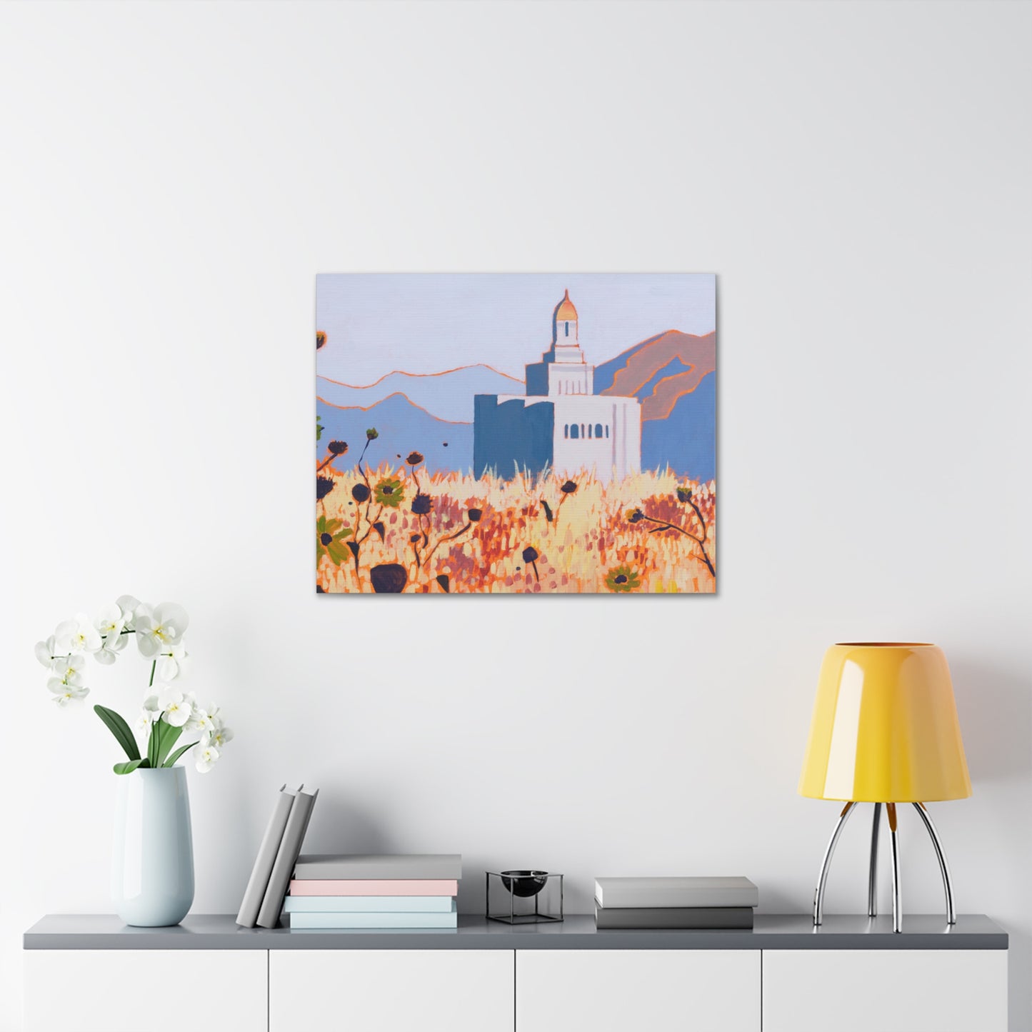 Canvas Gallery Wrap--Deseret Peak Temple, by Shellece Durfee