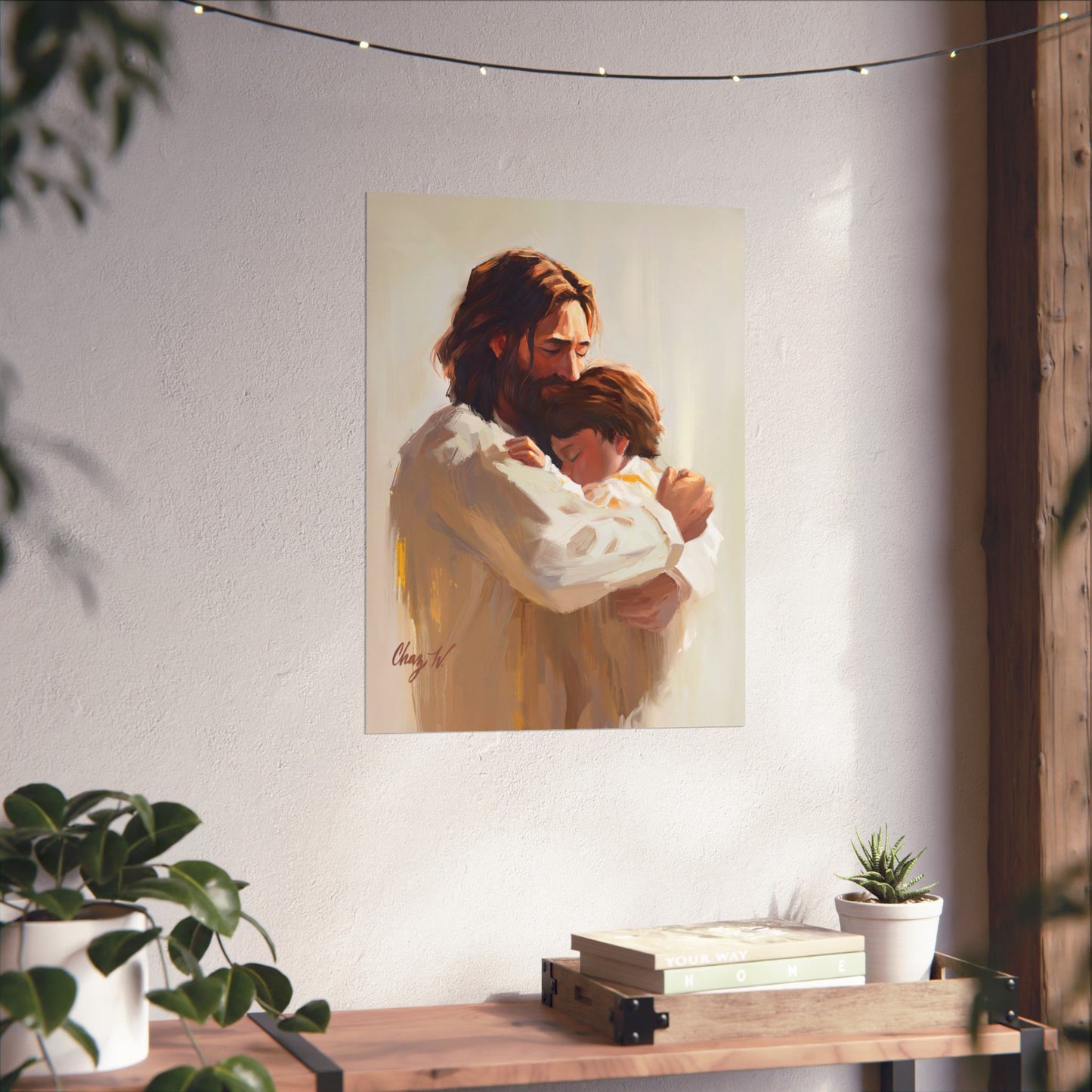 Premium Matte Print, Encircled in His Ever-Loving Arms, by Chaz Walgamott