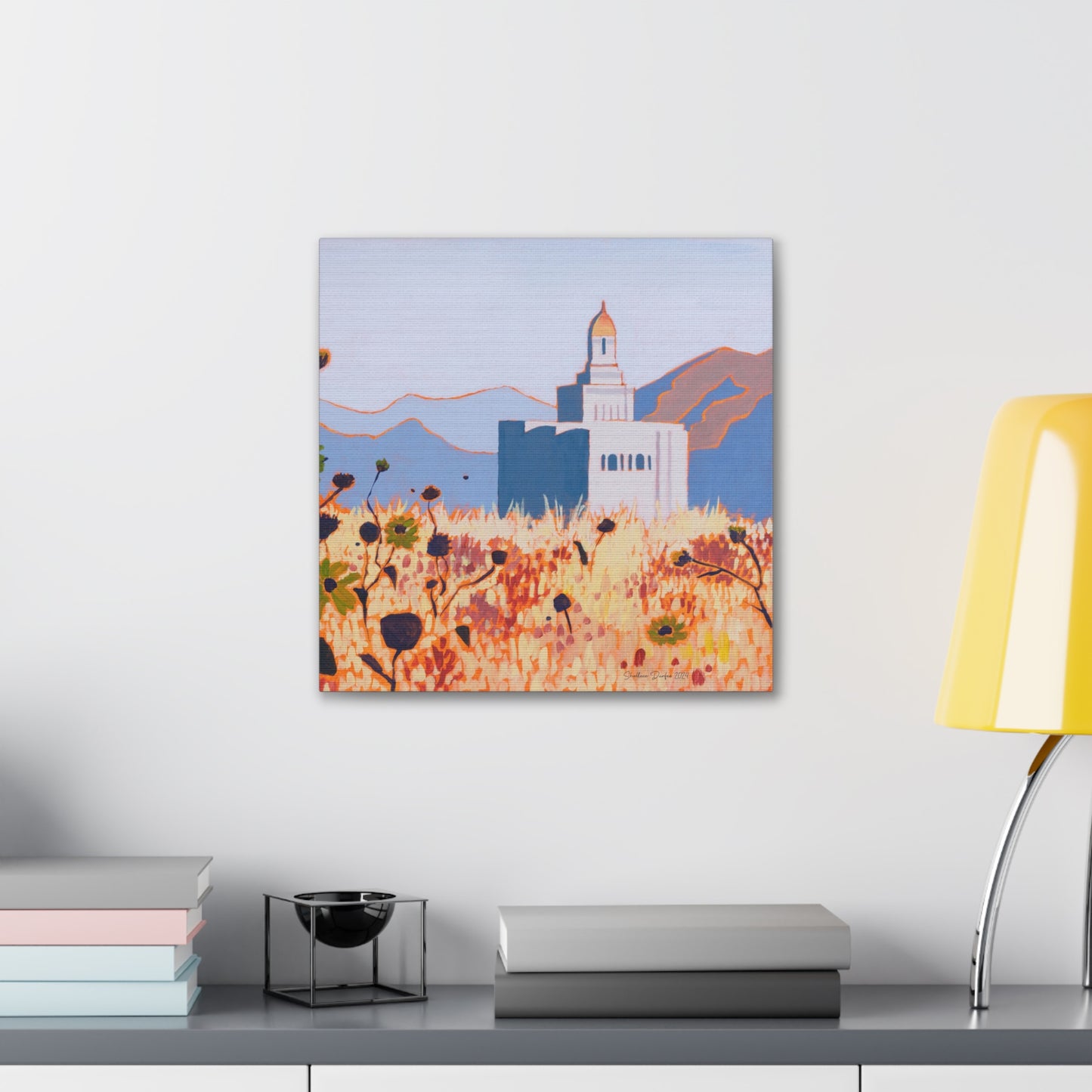 Canvas Gallery Wrap--Deseret Peak Temple, by Shellece Durfee