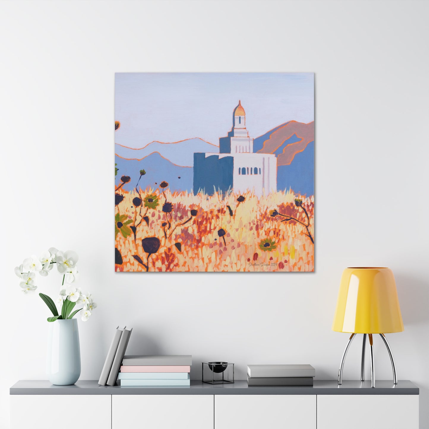 Canvas Gallery Wrap--Deseret Peak Temple, by Shellece Durfee