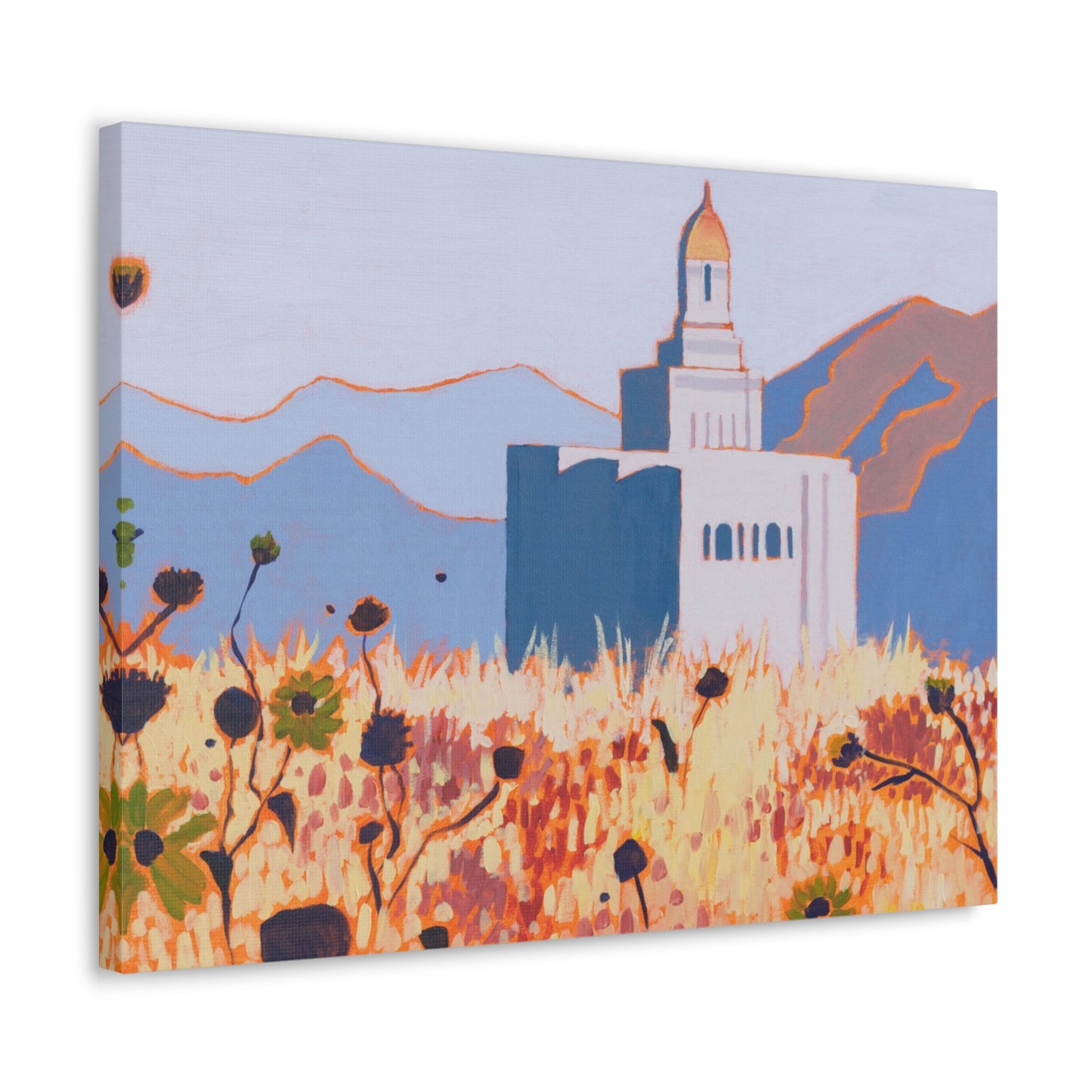 Canvas Gallery Wrap--Deseret Peak Temple, by Shellece Durfee