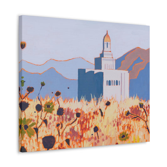 Canvas Gallery Wrap--Deseret Peak Temple, by Shellece Durfee