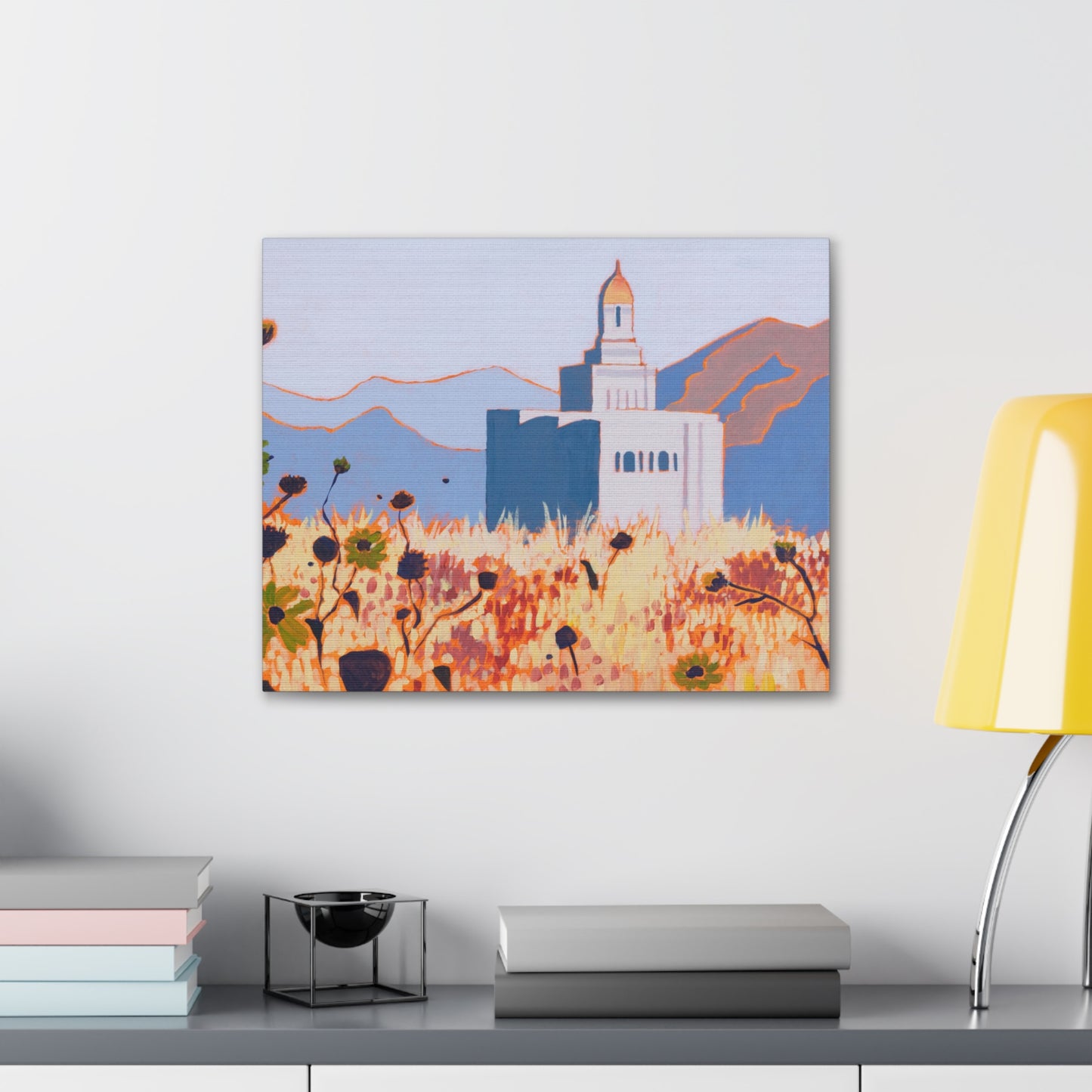 Canvas Gallery Wrap--Deseret Peak Temple, by Shellece Durfee